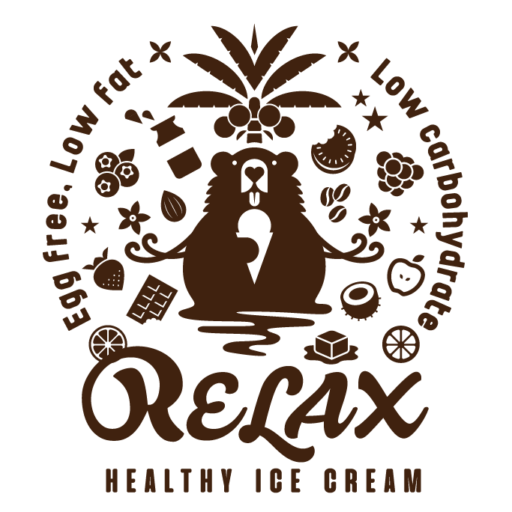 RELAXブラウンロゴ